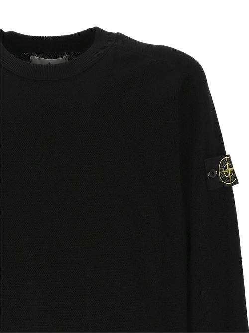 Felpa con applicazione Compass STONE ISLAND | 155100036S00B5V0029